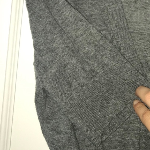 Express Gray Cardigan Sweater, Short, Medium, EUC - Picture 7 of 7